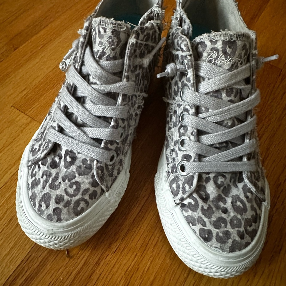 Leopard print sneakers